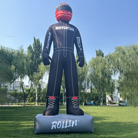 Figure de dessin animé gonflable géante en tissu Oxford de haute qualité pour les célébrations de festivals et les événements sportifs en plein air