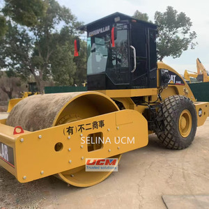 Rodillo de carretera usado original de Japón CAT CS683E, maquinaria Caterpillar de construcción, rodillo de carretera usado CAT con el mejor precio a la venta - Product Image 1