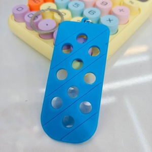 Wholesale PVC Rubber Colorful Custom Shoe Charms Holder <b>Key</b> Chains <b>Rings</b> Decoration Organizer Keychain with Hole Holder - Product Image 6