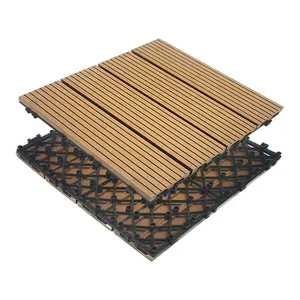 China manufacture acacia wpc rubber teak outdoor deck tiles