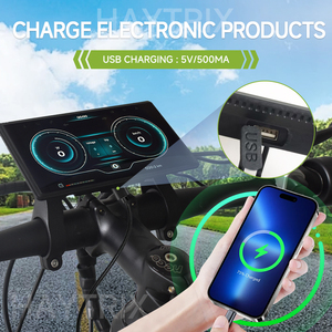 H8 [Haytrix] Accesorios para Bicicletas Eléctricas, Pantalla para <span class=keywords><strong>Bicicleta</strong></span> Eléctrica, Impermeable, Fácil de Usar, Computadora para <span class=keywords><strong>Bicicleta</strong></span>, Velocímetro, Hecho en China - Product Image 5