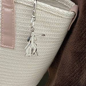 Delta Inspiration Fortitude Lady Stainless Steel Keychain Greek Letter Car <strong>Key</strong> Gift Jewelry for Women Metal Metal <strong>Key</strong> <strong>Chains</strong> - Product Image 3