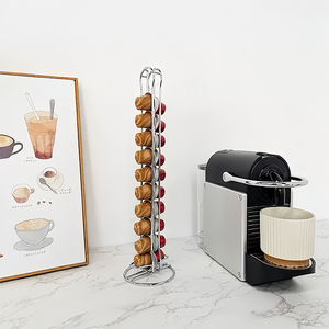 Gran oferta, soporte multifunción para cápsulas de café, soporte para cápsulas de café Nestlé Chapado en Metal para el hogar - Product Image 1