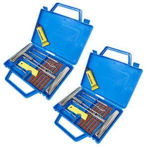 Kit de Tornillos y Clavos de Goma para Reparación de Neumáticos - Herramienta Manual para Vehículos y Bicicletas con Parches y Accesorios de Vulcanización - Product Image 2