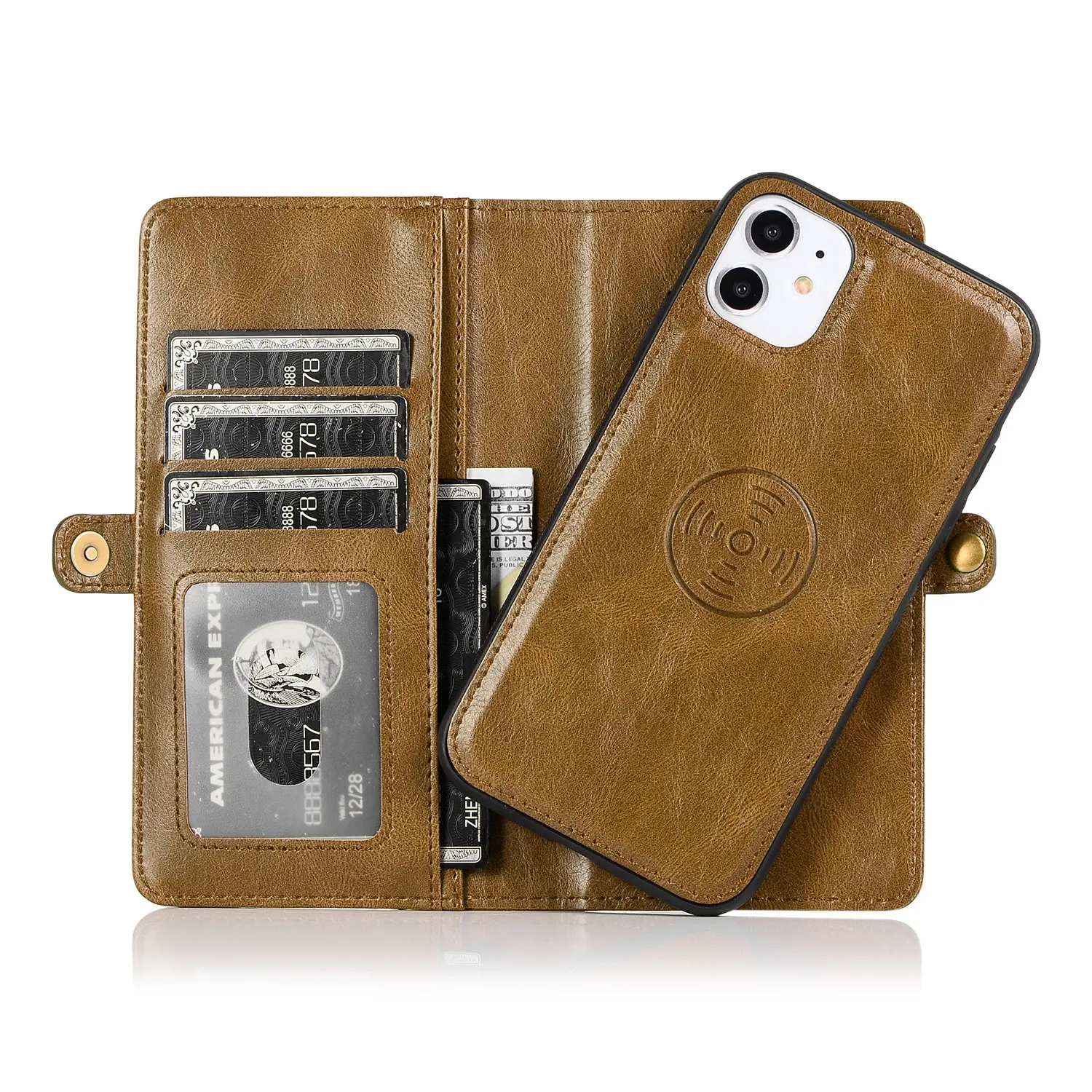 Premium Voor Iphone Lederen Case Mobiele Telefoon Tassen Voor Iphone 12 Xs 11 Wallet Kaarthouder Case Voor iphone 13 Pro Max