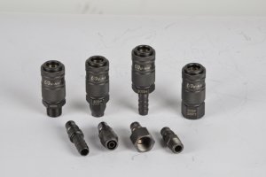 ข้อต่อแบบเร็วแรงดันสูง 3/8″ NPT ชนิดตัวผู้ สำหรับวาล์วเอาต์พุตเครื่องอัดอากาศ ดีไซน์ป้องกันการรั่วไหล วัสดุทองเหลือง - Product Image 2