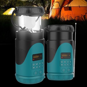 Linterna multifunción para acampar con altavoz Bluetooth, luz LED recargable, resistente al agua, portátil para exteriores, para senderismo y Picnic - Product Image 1