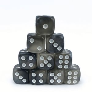 Dados de alta calidad D6 de 12 mm con esquinas redondeadas de dos colores para juegos de mesa transfronterizos y enseñanza - Product Image 4