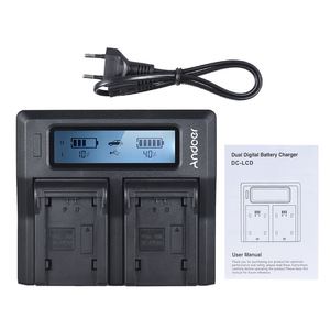 Andoer Chargeur de batterie NP-FZ100 double canal pour appareil photo LCD de remplacement pour <span class=keywords><strong>Sony</strong></span> A7III A9 A7RIII <span class=keywords><strong>A7SIII</strong></span> - Product Image 4