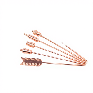 Piques à cocktail Martini en acier inoxydable de luxe, portables, écologiques, durables, réutilisables, pour apéritifs, sandwichs - Product Image 4