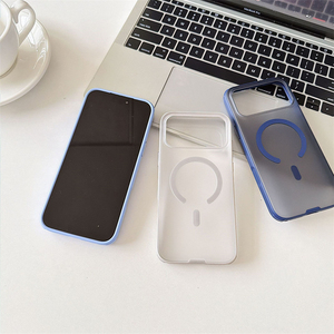 เคสโทรศัพท์แบบแม่เหล็กสัมผัสนุ่มสไตล์มินิมอลสุดหรูสำหรับ iPhone 18 Promax - Product Image 5