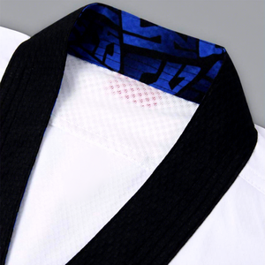 Kimono BJJ personnalisé style WT, 65% polyester, 35% coton, léger, séchage rapide, respirant, tenue d'entraînement de karaté pour adultes - Product Image 2