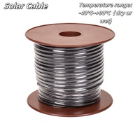 Cable Fotovoltaico ST H1Z2Z2-K PV1-F con Certificación TUV, Sistema de Distribución de Energía Solar, Cables de 1*2.5MM, Voltaje Nominal de 0.6/1KV
