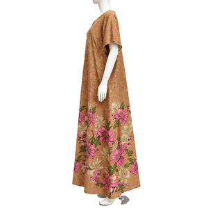 Abaya LD à manches courtes, vêtements de détente respirants conçus pour une relaxation décontractée et une douceur ultime. - Product Image 3