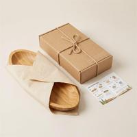 Bol à salade en bois d'acacia naturel de forme irrégulière, plateau à fruits bio, style contemporain, écologique, durable, personnalisable