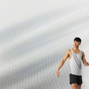 <span class=keywords><strong>Tissu</strong></span> Dryfit en polyester 100% léger et écologique, tricoté GRS de haute qualité, 150 g/m², motif <span class=keywords><strong>nid</strong></span> <span class=keywords><strong>d</strong></span>'<span class=keywords><strong>abeille</strong></span>, pour filets de football pour filles - Product Image 5