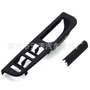 Manijas de puerta Volkswagen 3B1867171E 3B1867179A negras, juego de 2 piezas para Bora Golf 4, pieza de repuesto - Product Image 1