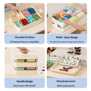 <span class=keywords><strong>Caja</strong></span> <span class=keywords><strong>de</strong></span> Almacenamiento <span class=keywords><strong>de</strong></span> Bloques <span class=keywords><strong>de</strong></span> Construcción Rectangulares <span class=keywords><strong>de</strong></span> Plástico, Juguetes para Niños, Multifuncional, Apilable, Moderna, Simple, <span class=keywords><strong>de</strong></span> Gran Capacidad - Product Image 4