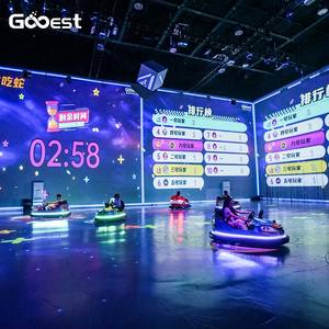 Voiture tamponneuse interactive d'intérieur avec projecteur <span class=keywords><strong>3D</strong></span>, <span class=keywords><strong>Mario</strong></span> Kart, salle immersive, jeux sportifs interactifs, projecteur, aire de jeux, jeux d'intérieur - Product Image 2