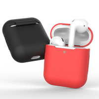 Étui en Silicone pour airpods 2019, 16 couleurs, vente en gros, nouveaux produits 1/2