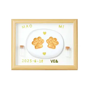 מלבן diy מלבן קרוס-גבול בקבוק אוסף לשיער חיות מחמד דוגרים כלבים טביעות חתול חג המולד תמונה - Product Image 5