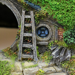 Reptil Caja Refugio Ornamento Gran Acuario Decoración Hobbit Casa Cueva Pescado Escondite - Product Image 3