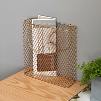 Porte-magazines et porte-documents, en fil métallique, présentoir, vente en gros, 1 pièce