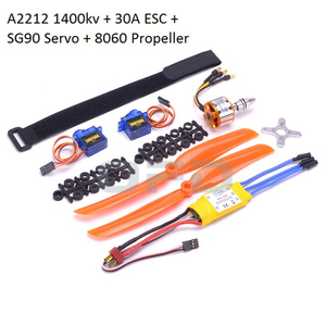 Quadcopter Parts A2212 2212 1400KV Brushless Motor 30A ESC SG90 9G Micro <strong>Servo</strong> 8060 Propeller for <strong>RC</strong> Fixed Wing Plane Spare Part - Product Image 2