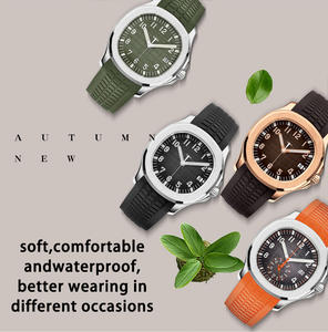 Remplacement de bracelet de montre de luxe pour Patek Philipp 5167R Bracelet de plongée <span class=keywords><strong>sport</strong></span> accessoires de bracelet de montre doux et respirant - Product Image 4