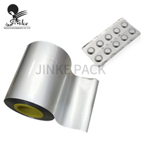 Film d'emballage en aluminium de qualité alimentaire pour comprimés pharmaceutiques personnalisés, film PVC imprimé pour thermoformage à froid, film d'étanchéité pour plaquettes blister