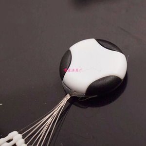 BoYuan Silicone Space Beans Fishing <b>Splitter</b> Anti Tangle Positioning Separator Double Hook Medium Large Size - Product Image 4