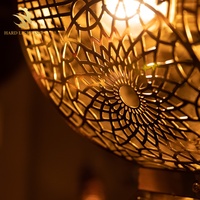 Lanterne marocaine exotique ajourée, lustre rétro, lustre turc, décoration artistique pour café intérieur