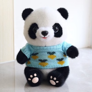 Vente chaude <span class=keywords><strong>Panda</strong></span> Ours En Peluche Animal Portant Des Vêtements <span class=keywords><strong>Panda</strong></span> En Peluche Jouet Mignon Animal En Peluche Jouets - Product Image 5