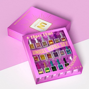 <span class=keywords><strong>Unigel</strong></span> 18 Estilos Esmalte de Gel UV Sin Limpieza 15ml Gel Base Transparente Funcional Capa Superior para Uñas Gel de Larga Duración para Salón de Uñas OEM ODM Personalizado - Product Image 3