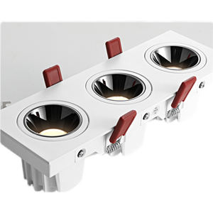 छत 360 समायोज्य सतह घुड़सवार कोब स्पॉट लाइट एम्बेडेड डबल सिर घुमाते हुए डबल सिर को घुमाते हुए - Product Image 3