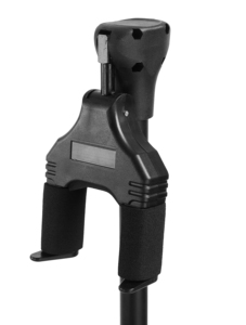 Supporto Verticale Pieghevole per Chitarra Singola HUAYUN HY-308, Costruzione in Ferro/Plastica/Gomma, Colore Nero, Vendita Diretta dal Produttore - Product Image 5