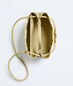 Reloj Mecánico de Lujo para Hombre Bottega BV en Cuero Genuino con Patrón de Rejilla de Diamantes, Cierre Abierto, Correa Única - Veneta - Product Image 6