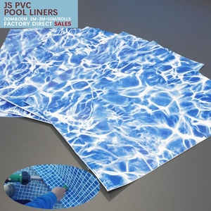 Revestimiento de Vinilo para Piscinas Redondas Elevadas, Lámina de PVC con Tamaño Personalizado JS, Soldadura de Costuras, Impermeable - Product Image 1