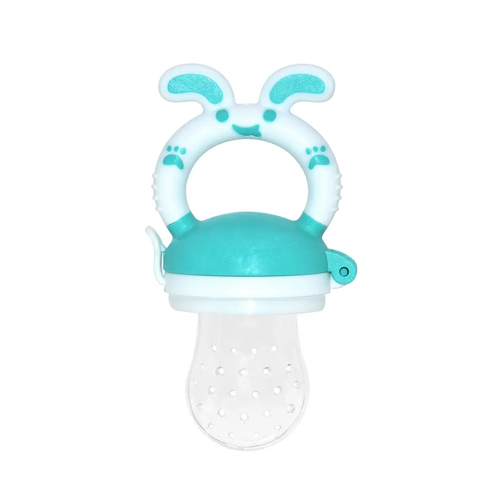 BHD New Baby Fruit Feeder Pacifier BPA Free Food Grade Easy to Hold Fresh Food Feeder Infant Fruit Teething Toy