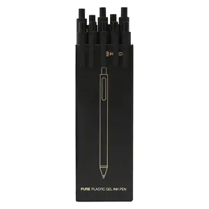 KACO-bolígrafos de tinta de Gel rellenables PURE, punta fina de 0,5mm, juego de 5 colores, tinta de colores