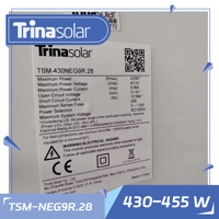 Trina VertexS + panneau solaire 445W TSM-NEG9R.28 DUAL GLASS N type i-TOPCon MODULE avec liste de colisage anglaise boîte extérieure anglaise