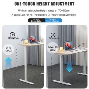 โต๊ะตั้งคอมพิวเตอร์ปรับความสูงได้มอเตอร์คู่สำหรับบ้านสำนักงานปรับได้ - Product Image 5