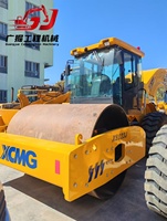 Compacteur vibrant d'occasion XCMG XS233J de haute qualité, faible nombre d'heures de fonctionnement, en stock pour le marché mondial