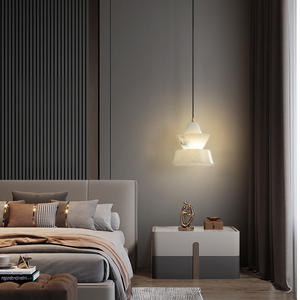 All-Copper Marble Long Pendant <b>Light</b> New Chinese Style Single-Head <b>Small</b> Pendant for Corridors Bars Counters Entryways Bedrooms - Product Image 6