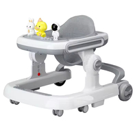 Jouet d'apprentissage multifonctionnel 3/4-en-1 pour bébé, best-seller du fabricant, poussette simple avec roues pivotantes et musique pour enfants
