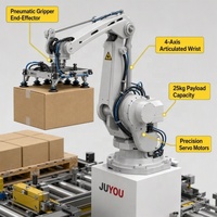Robot palettiseur automatique pour sacs tissés, machine robotique spéciale pour palettisation de sacs de riz et de ciment de 100 kg