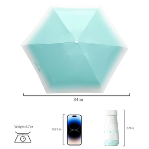 Parasol de bouteille portable de luxe pour enfants, coupe-vent, personnalisé, pour l'extérieur, avec crochet - Product Image 2