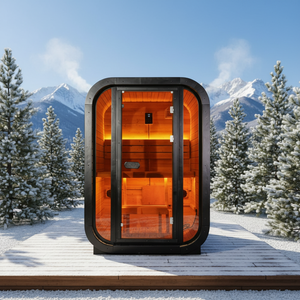 ห้อง<span class=keywords><strong>ซ</strong></span>าวน่าแบบดั้งเดิมทำจากไม้สนเผา ใช้ได้ทั้งในร่มและกลางแจ้ง สำหรับ 1-2 คน เหมาะสำหรับทุกโอกาส - Product Image 1