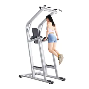 Macchina per il Fitness commerciale Chin Dip Leg Raise Power Tower Chin Dip Leg Raise gym equipment