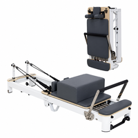 Matériel de fitness de haute qualité pour la maison : Reformer Pilates en aluminium, lit de Pilates en aluminium, Reformer Pilates pliable